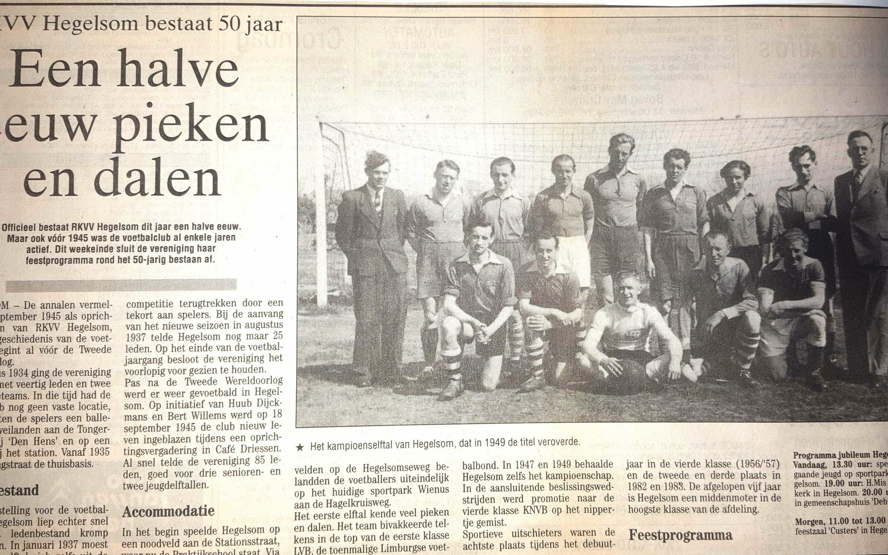 vv Hegelsom Foto’s