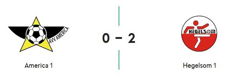 America 1 – Hegelsom 1    0 -2