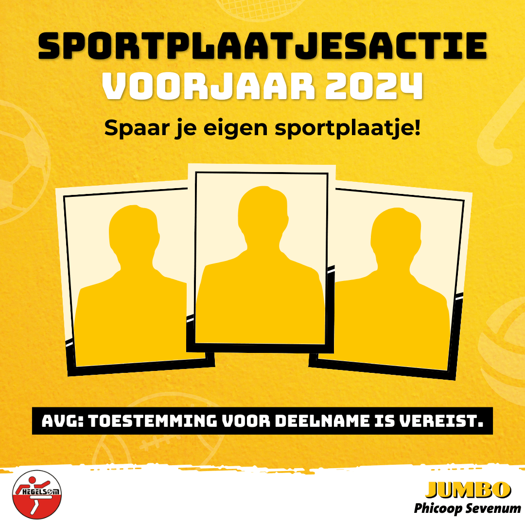⚽ Sportplaatjesactie met verzamelalbum VV Hegelsom ⚽